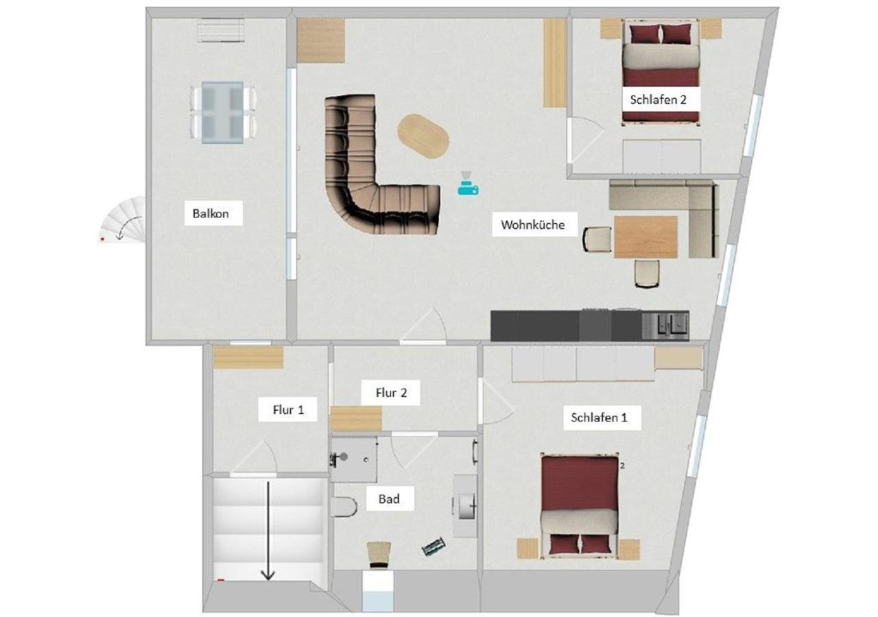 Ferienwohnung Brigitte Frank Barnau Bagian luar foto